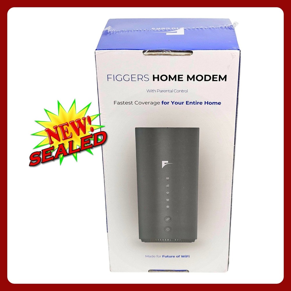 Figgers Home Modem Wireless Internet Router AC1200 Parental Control‎ New Sealed